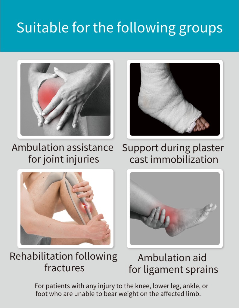 Single Leg assisted walking aids